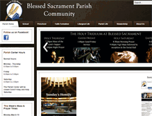 Tablet Screenshot of blessed-midland.org